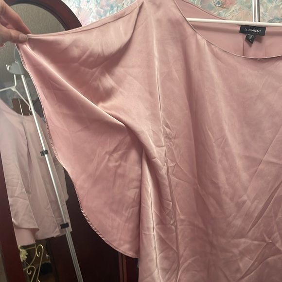 Pink Satin Look Top From Le Chateau - Picture 2 of 2